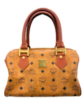 Mcm Visetos Leather Tote Bag