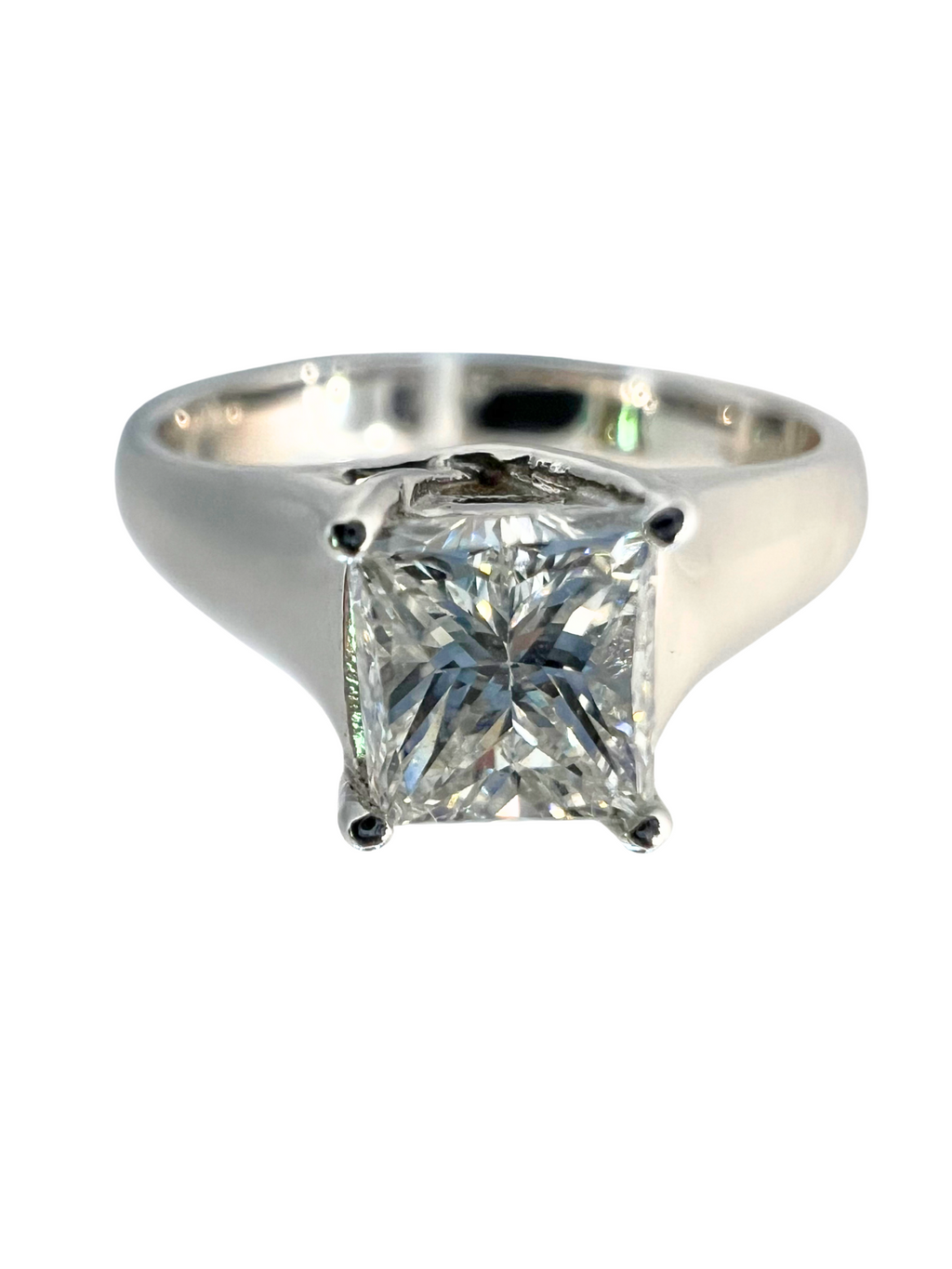 Princess Cut Solitaire Diamond Ring