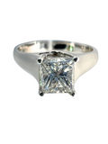 Princess Cut Solitaire Diamond Ring