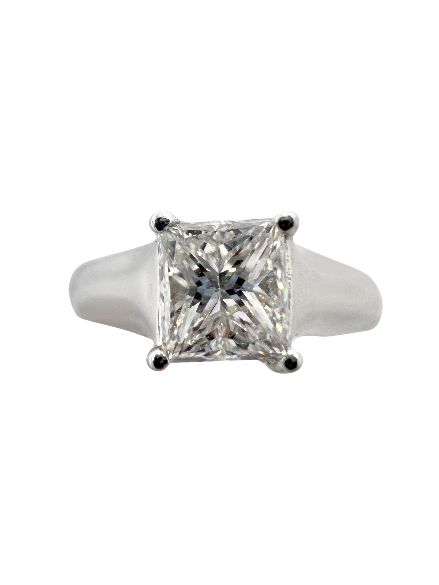 Princess Cut Solitaire Diamond Ring