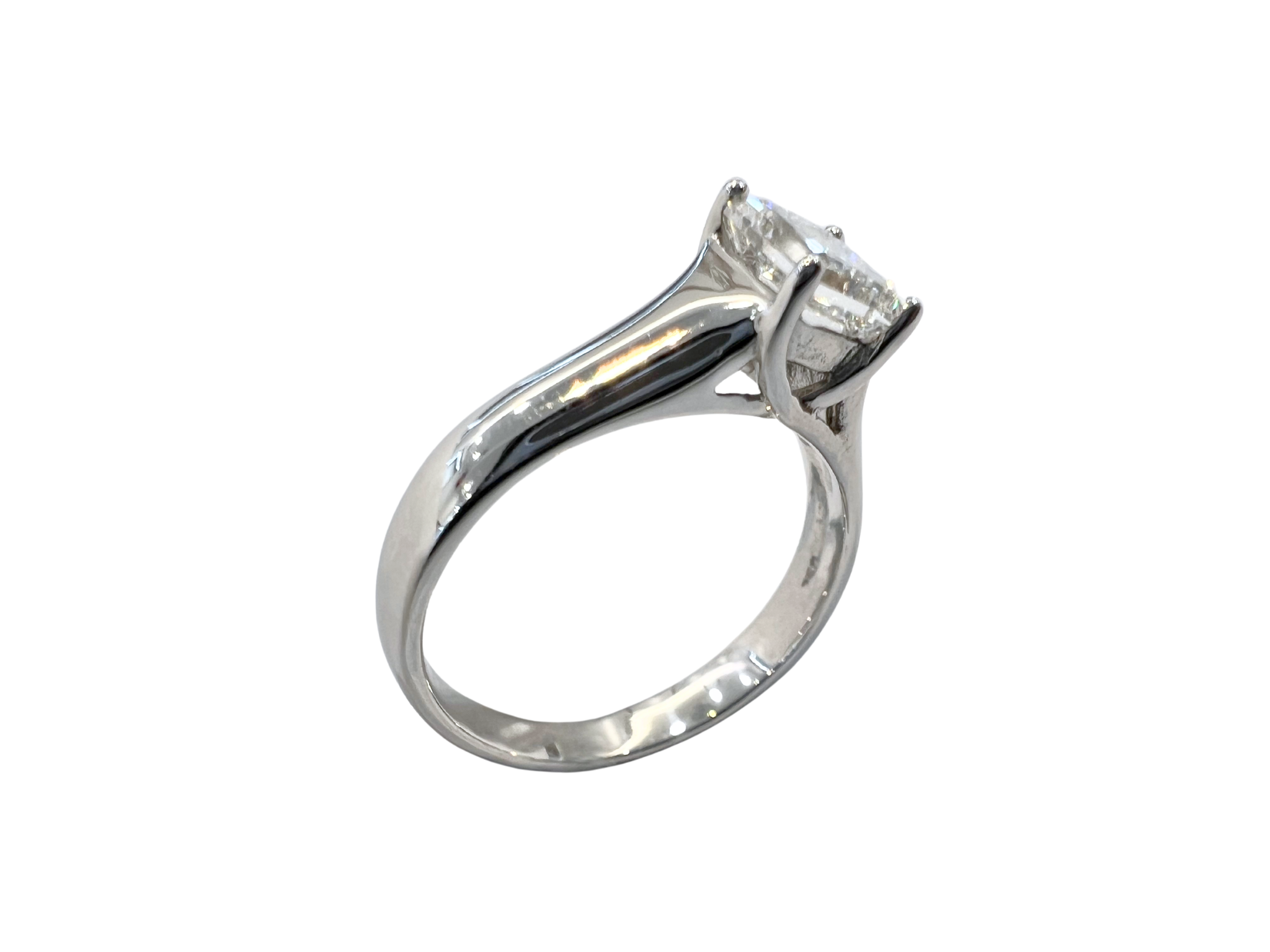 Princess Cut Solitaire Diamond Ring Secondary image