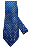 Salvatore Ferragamo Navy Blue Colour With Teddy Bear Paw Prints Necktie