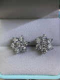 Diamond Earring Brilliant D14=3.52Cts 18KWG
