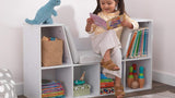 Kidkraft White Colour Bookcase With Reading Nook