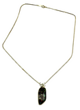 18K Yellow Gold Boulder Opal Diamond Pendant (Cert)