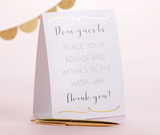 Kate Aspen Wedding Wish Glass Jar