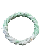 Natural Jadeite Bangle With Carving