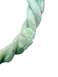 Natural Jadeite Bangle With Carving