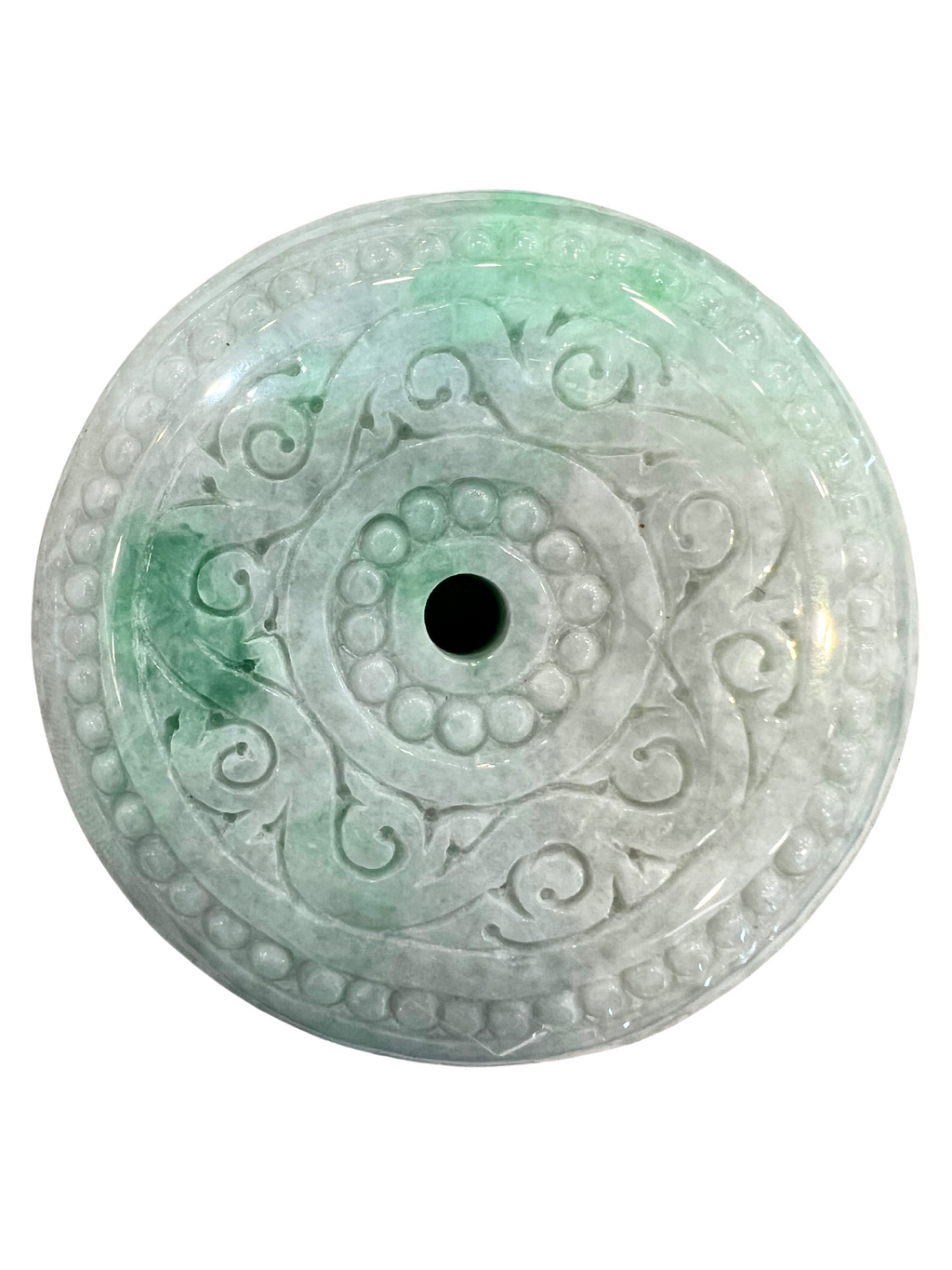 Natural Jadeite With Carving