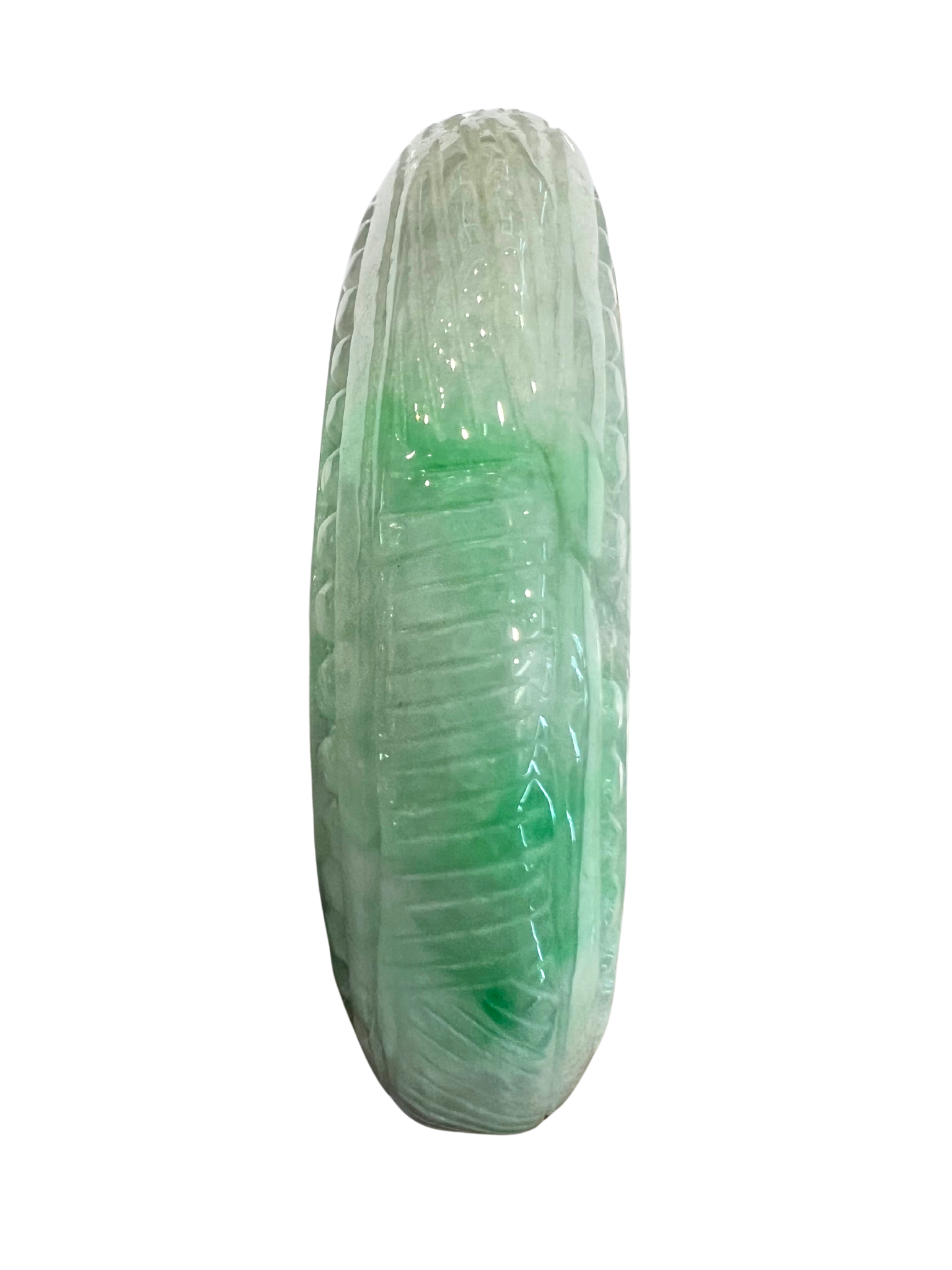 Natural Jadeite With Carving Secondary image