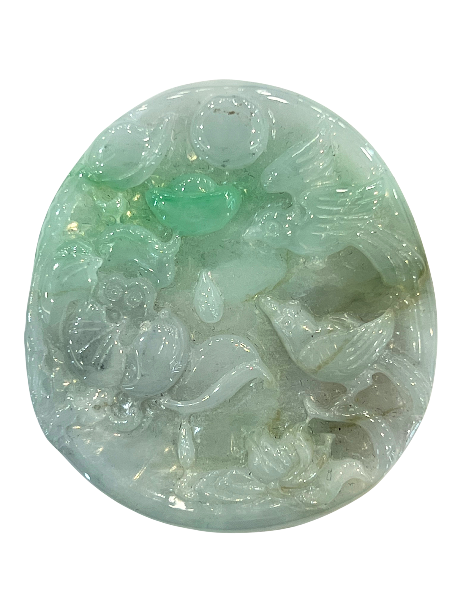 Natural Jadeite With Carving Main image