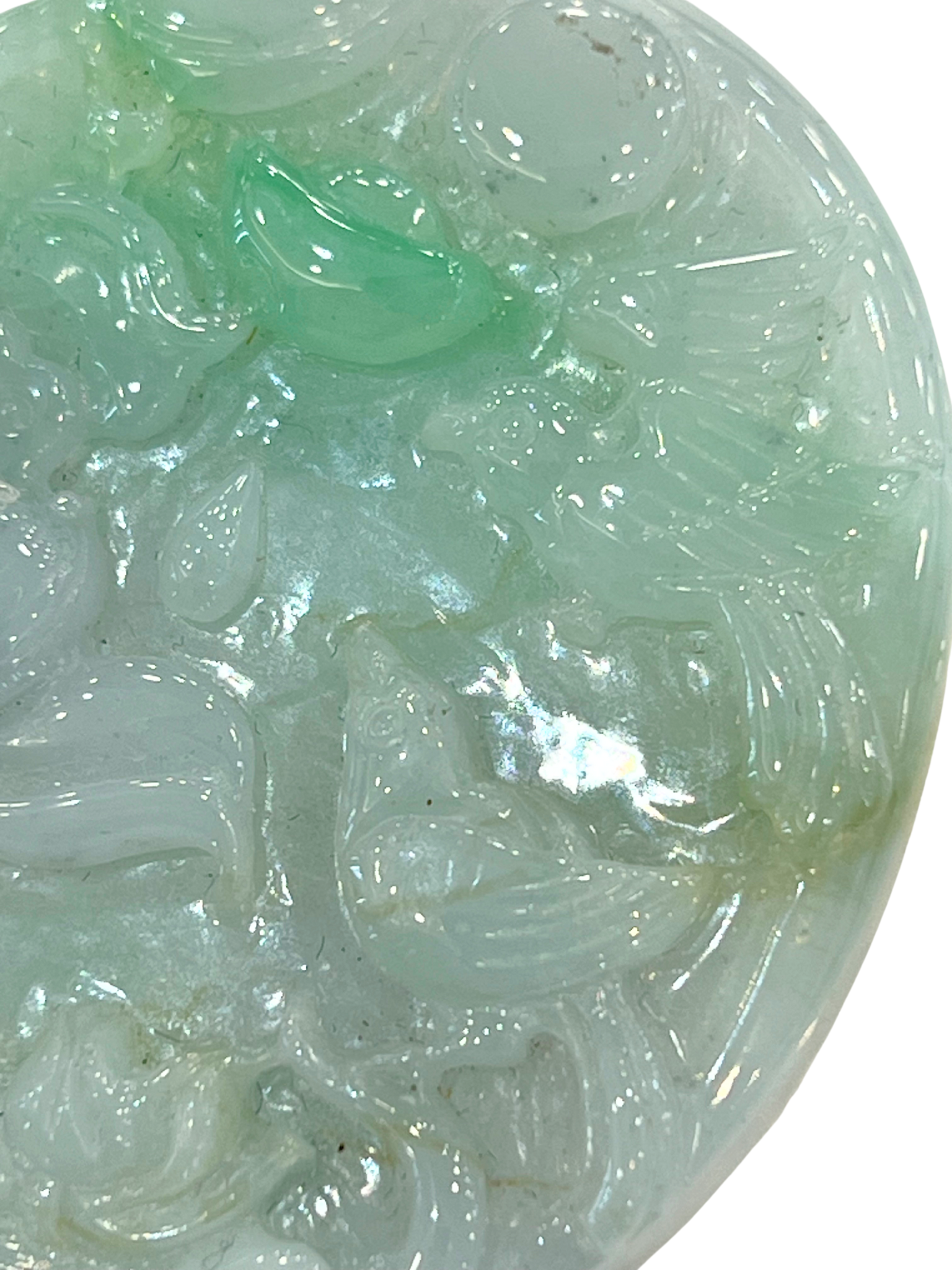 Natural Jadeite With Carving Secondary image