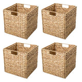 Trademark Innovations 4CT SQnat 5X Iron Wire Frame Storage Baskets