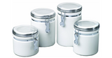 Anchor Hocking Canister Set With Clamp Set Of 4