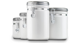 Anchor Hocking Canister Set With Clamp Set Of 4