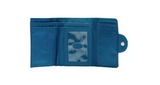 Big Skinny Trixie Ocean Blue Tri-Fold Wallet