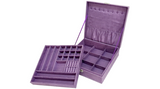 Sodynee Two Layer Lint Jewelry Box