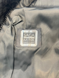 Fur Coat-Black Mink Fur Saga Mink