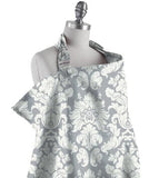 Bebe AU Lait Chateau Silver Baby Nursing Cover