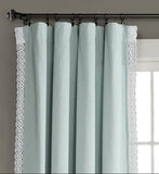 Lush Decor Rosalie Light Blue Colour 2CT 54x84 Curtain Panel