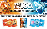 Tic Tac Ko Dragon VS Unicorns Board Game