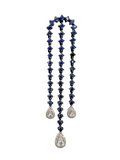 Blue Sapphire Diamond Earring