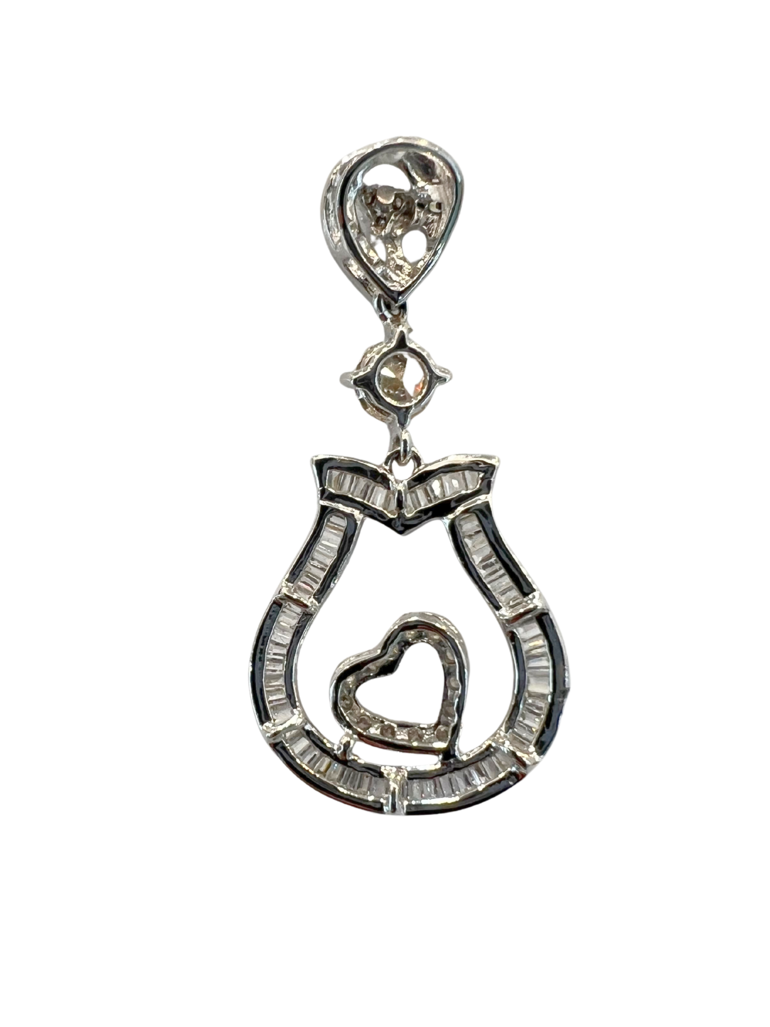 White Gold Diamond Pendant
