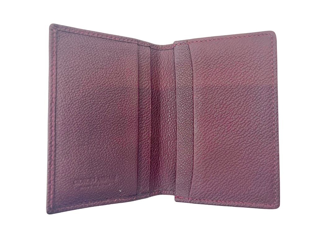 Giorgio Armani Leather Card Case