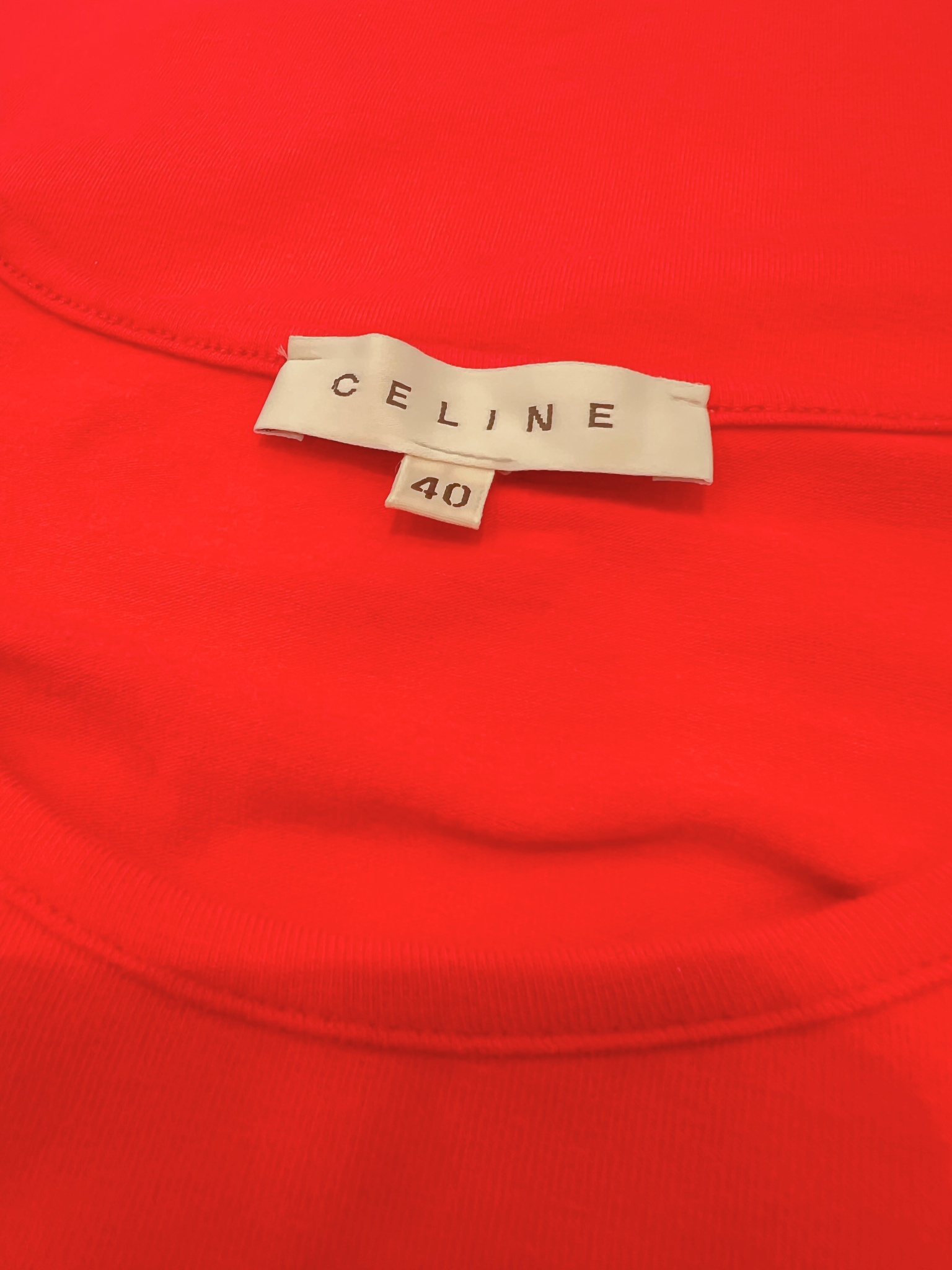 Celine Cotton T-Shirt Secondary image