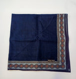 Christian Dior  Handkerchief-Navy Grey 48x48