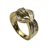 18K Yellow Gold Diamond Ring (Cert)