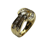 18K Yellow Gold Diamond Ring (Cert)