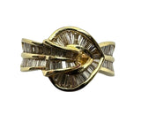 18K Yellow Gold Diamond Ring (Cert)