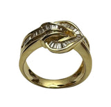 18K Yellow Gold Diamond Ring (Cert)
