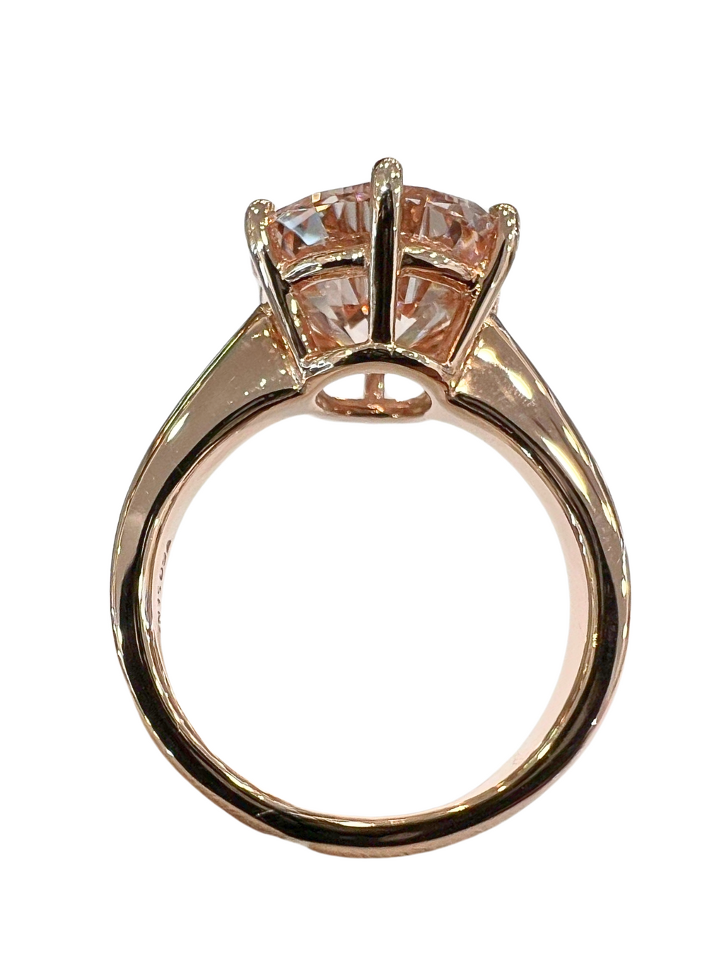 5.39 Fancy Pink Lab Grown Diamond Ring