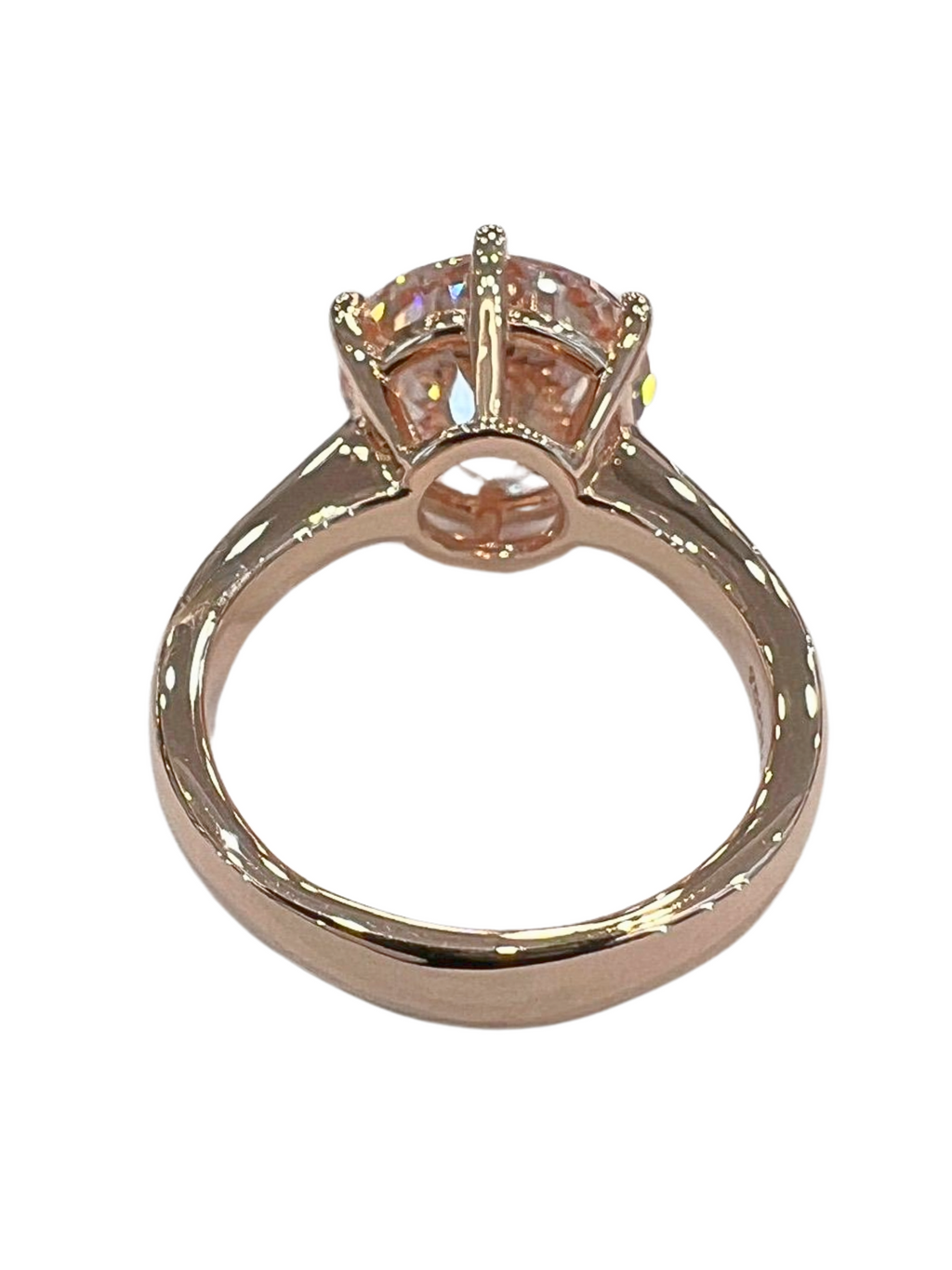 5.39 Fancy Pink Lab Grown Diamond Ring