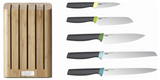 Joseph Joseph Knife Set With Bamboo Block
