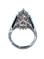 10.31 Carat Fancy Pink Lab Grown Diamond Ring
