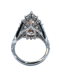 10.31 Carat 18K White Gold Lab Grown Diamond Ring