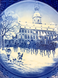 Royal Copenhagen 1992 Christmas Edition Plate