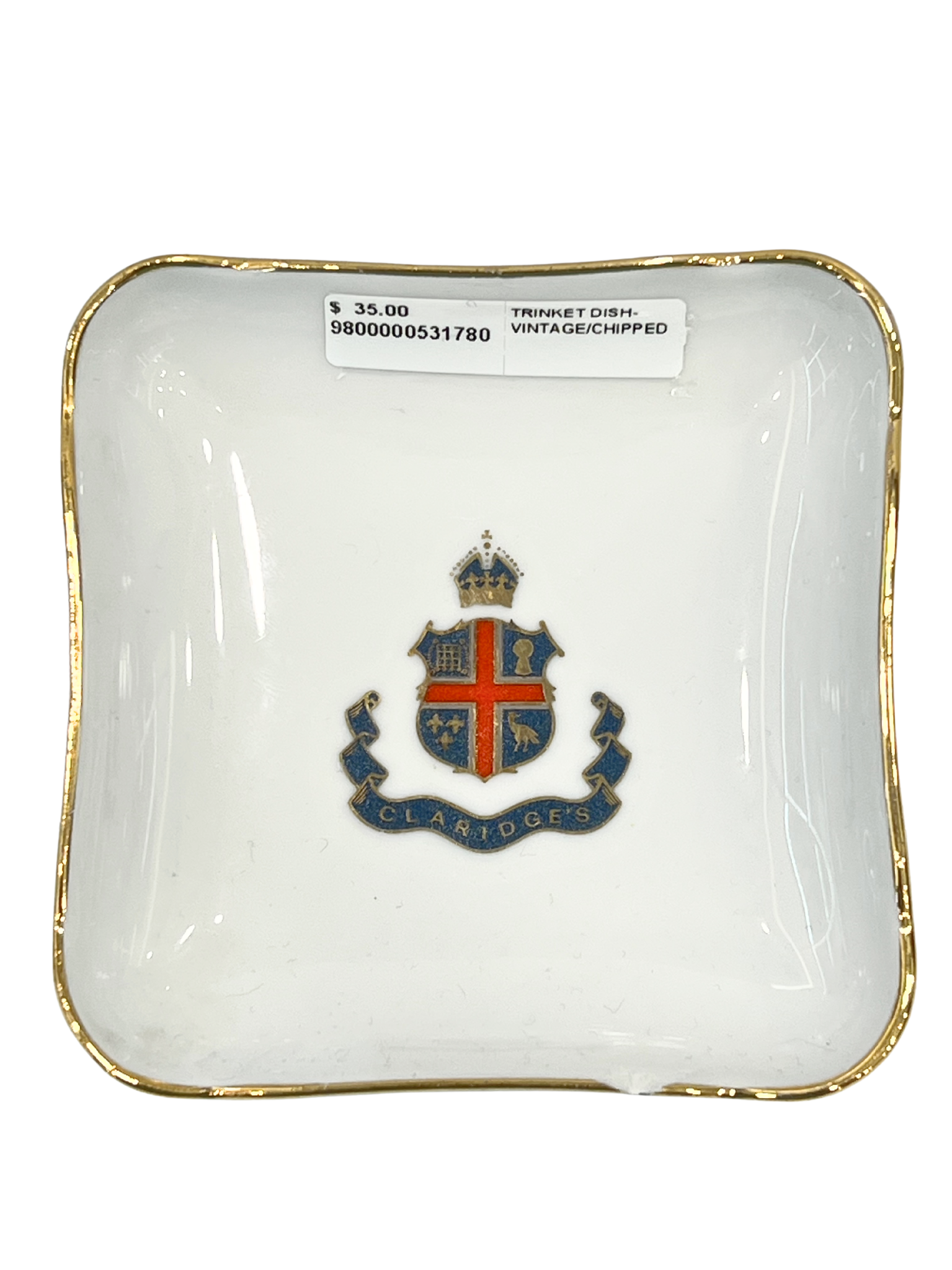 J Chomette & Son Porcelain Trinket Dish Main image