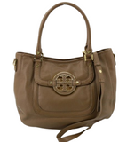 Tory Burch Brown Colour 2 Way Leather Tote Bag