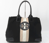 Tory Burch Ella Striped Tote