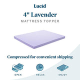 Lucid Lavender Infused 3" Mattress Topper