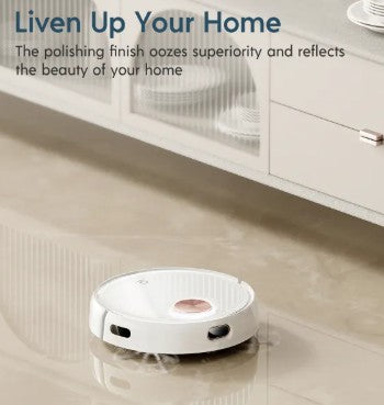 Yeedi Floor 3+ Wet & Dry White Colour Robot Vacuum Cleaner Secondary image