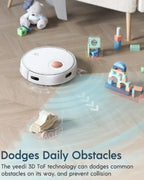 Yeedi Floor 3+ Wet & Dry White Colour Robot Vacuum Cleaner