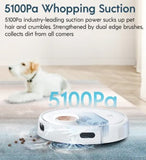 Yeedi Floor 3+ Wet & Dry White Colour Robot Vacuum Cleaner