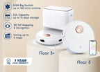 Yeedi Floor 3+ Wet & Dry White Colour Robot Vacuum Cleaner