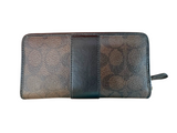 Coach Monogram Leather Long Wallet