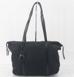 PRADA Shoulder Bag Nylon Black